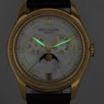 Patek Philippe Annual Calendar 18k Yellow Gold MOP Diamond 37mm Watch + 4936J