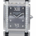 Patek Philippe Twenty~4 18k White Gold Diamond Ladies Watch 24 B/P '06 4920G-001