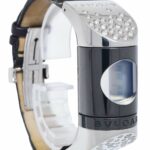 Bvlgari Ipno Stainless Steel Digital Ceramic Diamonds Ladies Watch IP20S