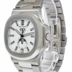 Patek Philippe Nautilus Steel Annual Calendar White Dial Watch B/P '17 5726/1A