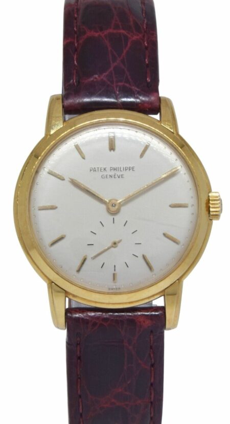 Patek Philippe Vintage Calatrava 18k Yellow Gold 32mm Manual Watch 2484