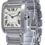 Cartier Tank Francaise Stainless Steel Quartz Ladies Midsize Watch 2465