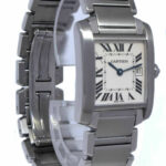 Cartier Tank Francaise Stainless Steel Quartz Ladies Midsize Watch 2465