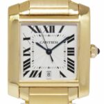 Cartier Tank Francaise 18k Yellow Gold Large Automatic Watch 1840