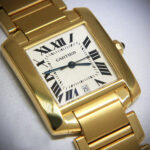 Cartier Tank Francaise 18k Yellow Gold Large Automatic Watch 1840