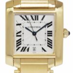 Cartier Tank Francaise 18k Yellow Gold Large Automatic Watch 1840