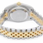 Rolex Datejust 18k Yellow Gold/Steel Champagne Diamond Dial 36mm Watch Z 116233