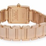 Cartier Tank Francaise Small 18k Rose Gold Diamond Watch B/P WJTA0022 4204