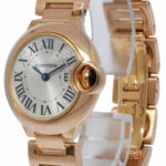 Cartier Ballon Bleu 28mm 18k Rose Gold Ladies Quartz Watch BoxBook W69002Z2 3007