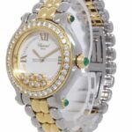 Chopard Happy Sport Steel/Gold Diamond Ladies 33mm Quartz Watch 27/8237-22/11