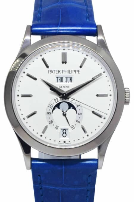 Patek Philippe 5396 18k White Gold Annual Calendar 38mm Mens Watch B/P '10 5396G