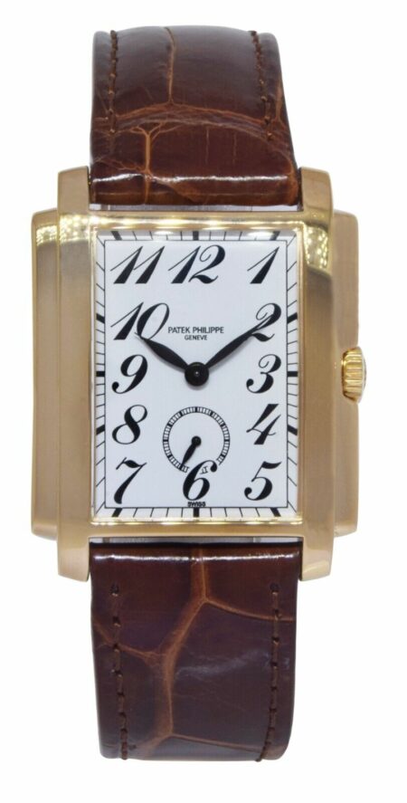 Patek Philippe Gondolo 5024 18k Yellow Gold Mens Manual Watch 
Box 5024J