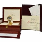 Patek Philippe Nautilus 18k Yellow Gold Blue Dial Mens 37.5mm Watch B/P 3800/001