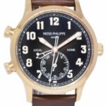 Patek Philippe 5524 Complications 18k Rose Gold Pilots Watch B/P '23 5524R