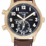 Patek Philippe 5524 Complications 18k Rose Gold Pilots Watch B/P '23 5524R