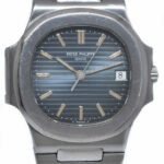 Patek Philippe 3800 Nautilus Stainless Steel Blue Dial 37.5mm Watch 3800A/001