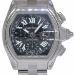 Cartier Roadster XL Chronograph Steel Black Dial Automatic Watch W62007X6 2618