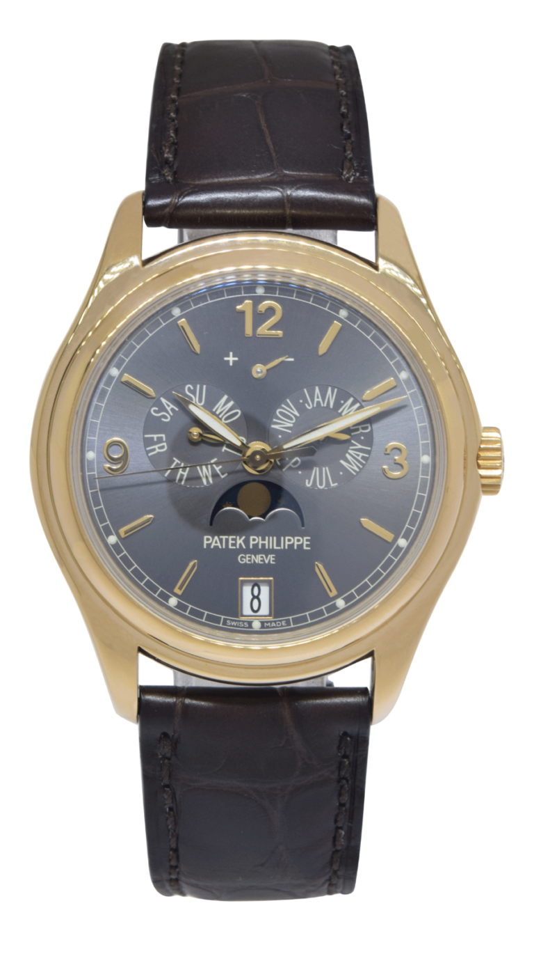 Patek Philippe Annual Calendar Moon 5146 18k Yellow Gold 39mm Watch B/P 5146J