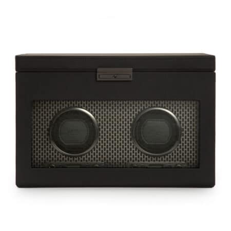 Axis Double Watch Winder with Storage