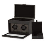 Axis Double Watch Winder with Storage