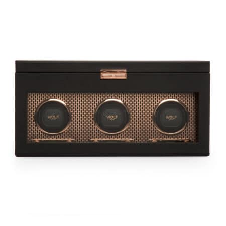 Axis Triple Watch Winder with Storage