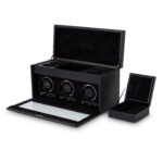 British Racing Triple Watch Winder with Storage