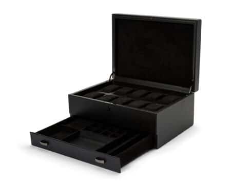 British Racing 10 Piece Watch Box with Drawer