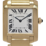 Cartier Tank Francaise Midsize 18k Yellow Gold Ladies Quartz Watch W50003N2 1821