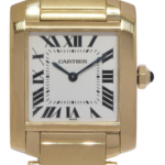 Cartier Tank Francaise Midsize 18k Yellow Gold Ladies Quartz Watch W50003N2 1821