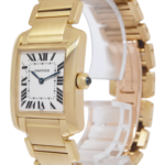 Cartier Tank Francaise Midsize 18k Yellow Gold Ladies Quartz Watch W50003N2 1821