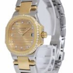 Patek Philippe Nautilus 18k Yellow Gold/Steel Diamond Ladies 27mm Watch 4700