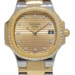 Patek Philippe Nautilus 18k Yellow Gold/Steel Diamond Ladies 27mm Watch 4700