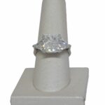 Cartier 3.40 ct Radiant-Cut Diamond Three-Stone Engagement Ring S. 6.5 +GIA