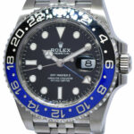 NOS Rolex GMT-Master II Steel Black/Blue Ceramic Jubilee Watch B/P '20 126710