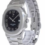 Patek Philippe Nautilus Jumbo Steel Black Power Reserve 42mm Watch B/P 3710/1A