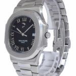 Patek Philippe Nautilus Jumbo Steel Black Power Reserve 42mm Watch B/P 3710/1A