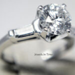 Ladies Diamond Ring 1.70 Carat Round Brilliant Platinum 4.5 GIA Certificate