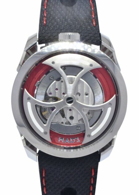 M.A.D. 1 RED by MB&F Steel Mens 42mm Automatic Watch B/P '21 MAD 1 EDITION