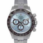 Rolex Daytona Chronograph Platinum Ice Blue Dial Watch B/P '23' 116506