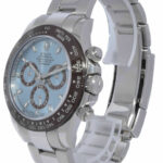 Rolex Daytona Chronograph Platinum Ice Blue Dial Watch B/P '23' 116506