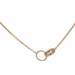 NEW Cartier Baby Love 18k Rose Gold Pendant Necklace Box/Papers B7212300