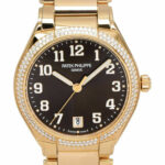 NEW Patek Philippe Twenty~4 18k RG Brown Dial Diamond Ladies Auto B/P 7300/1200R