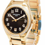 NEW Patek Philippe Twenty~4 18k RG Brown Dial Diamond Ladies Auto B/P 7300/1200R