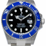 NEW Rolex "Smurf" Submariner 18K White Gold Blue Ceramic Watch '23 B/P 126619LB