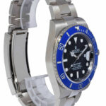 NEW Rolex "Smurf" Submariner 18K White Gold Blue Ceramic Watch '23 B/P 126619LB