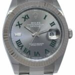 NEW Rolex Datejust 41 Steel 
18k WG Wimbledon Dial Watch Box/papers '22 126334