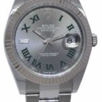 NEW Rolex Datejust 41 Steel 
18k WG Wimbledon Dial Watch Box/papers '22 126334