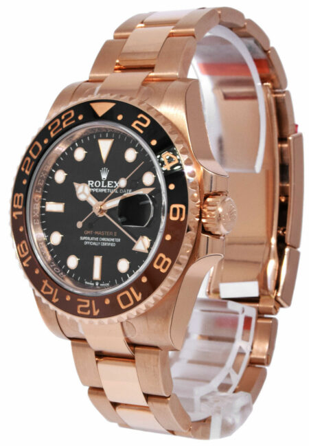 NEW Rolex GMT-Master II 18k Everose Gold 