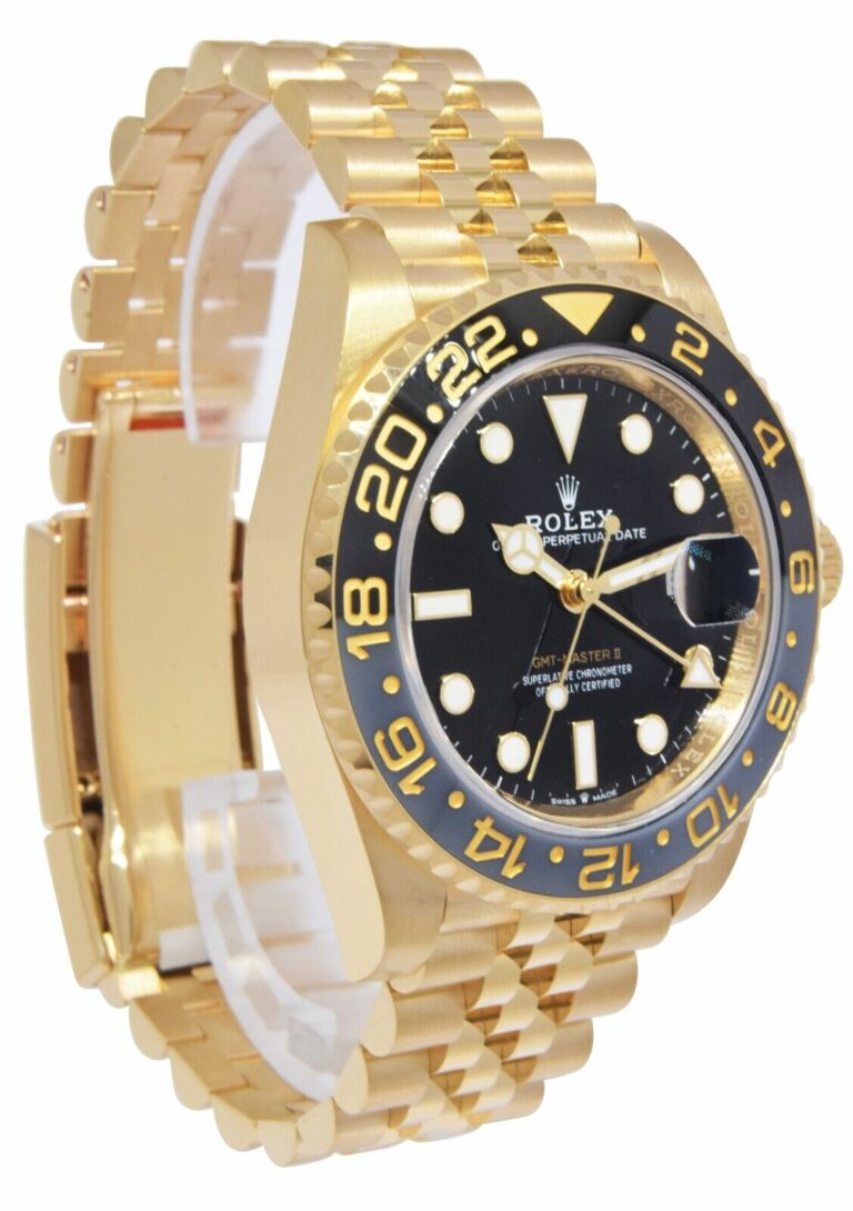 NEW Rolex GMT-Master II 18k Yellow Gold 
Ceramic 40mm Jubilee Watch '24 126718