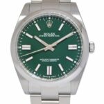 NEW Rolex Oyster Perpetual 41 Steel Green Dial Mens Watch Box/Papers '21 124300